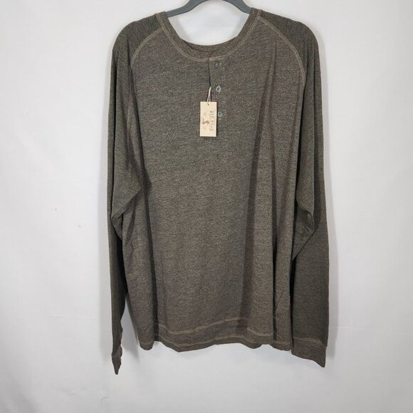 NWT RedHead Gray's Creek Raglan Long-Sleeve Henley for Men Size 2X - Picture 3 of 9